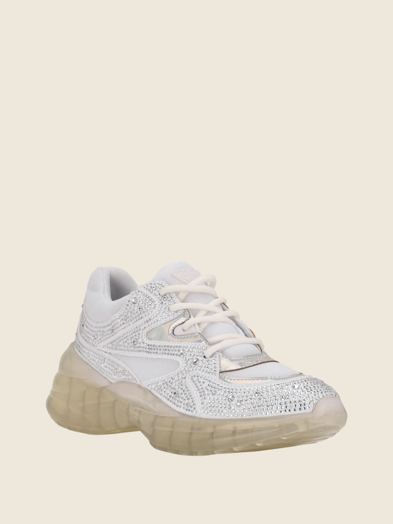 Guess white tennis shoes