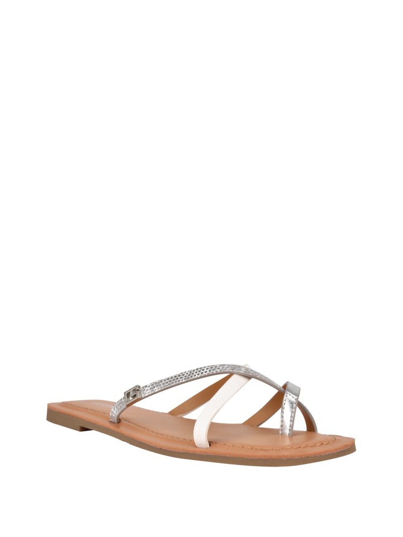 strappy thong sandals