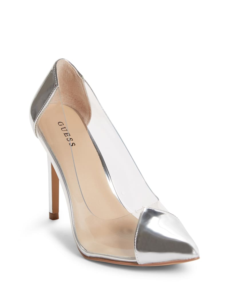 lucite shoes pumps