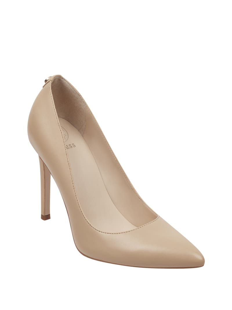 Pointed Faux-Leather Pumps | GUESS