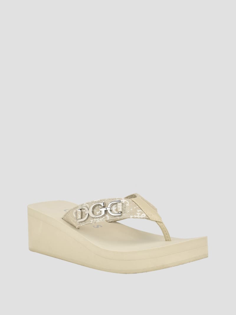 Guess store sandales compensées