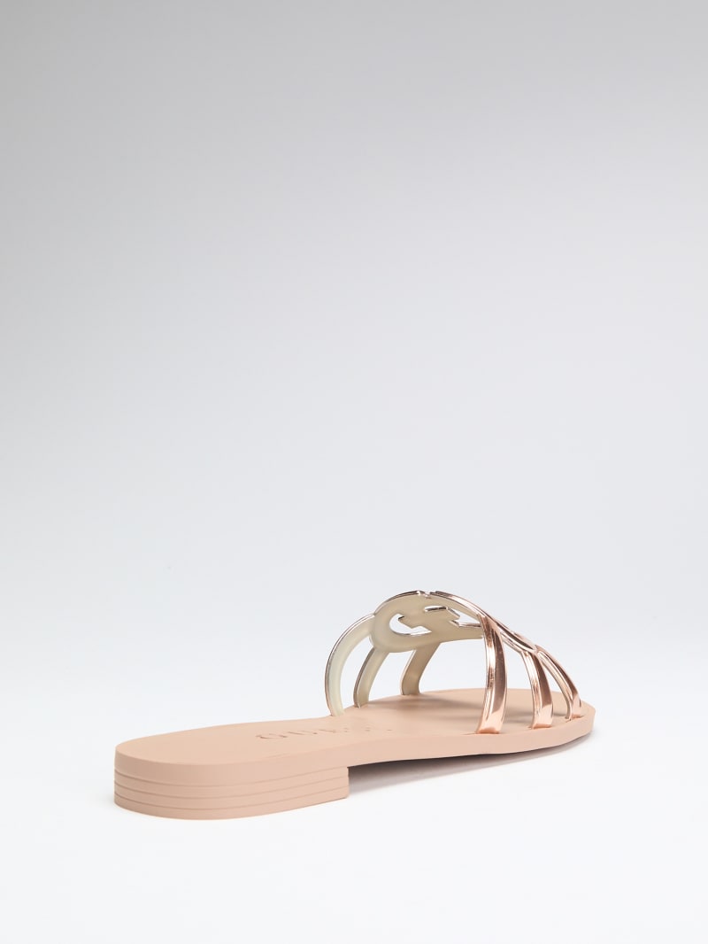 Elyho Jelly Cutout Slide Sandals