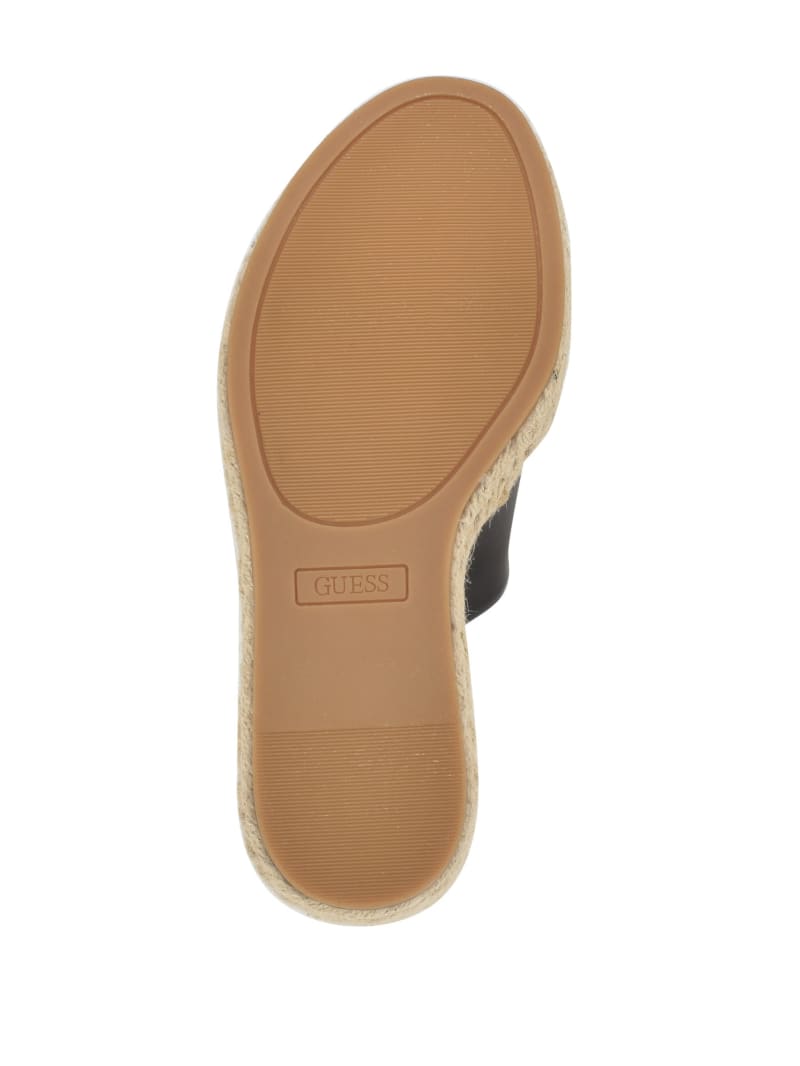 Evba Embossed Espadrille Sandals GUESS Canada