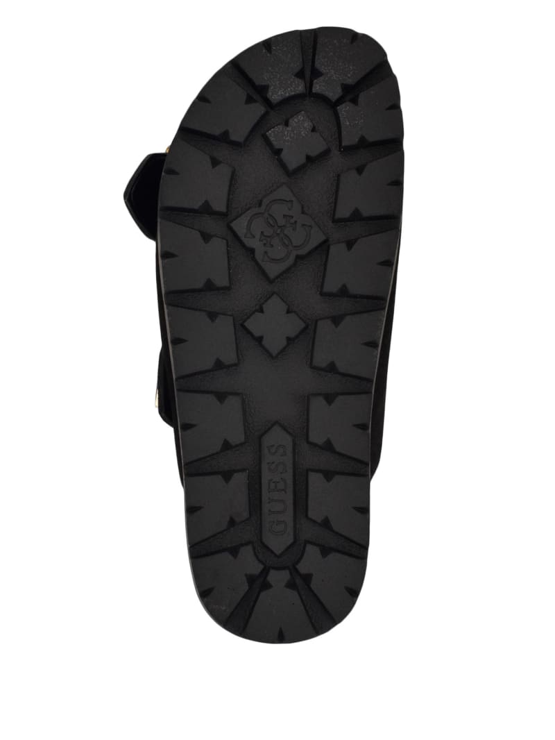 Fasten Suede Sandals