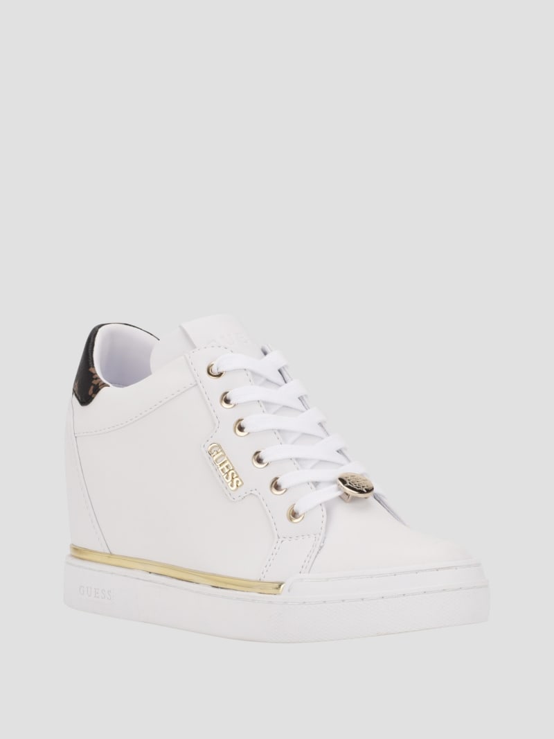 Guess high top sales wedge sneakers