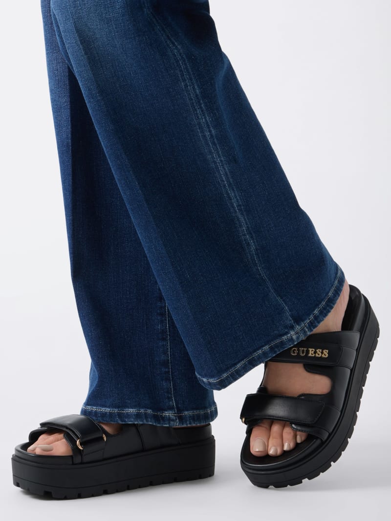 Fasten Genuine Leather Sandal