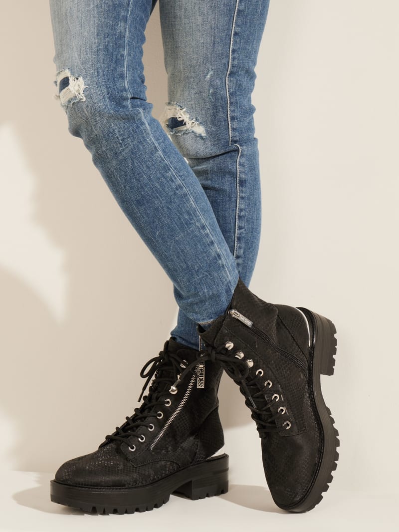 guess biker boots