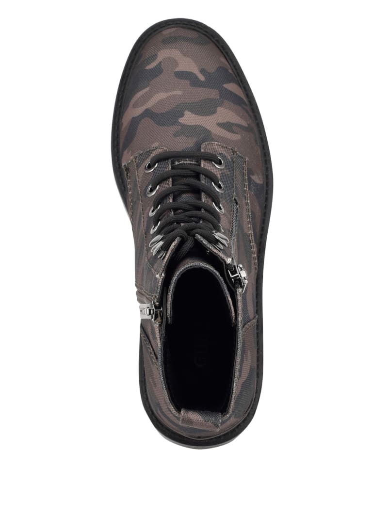 Guess Fearne Camo Combat Boots. 5
