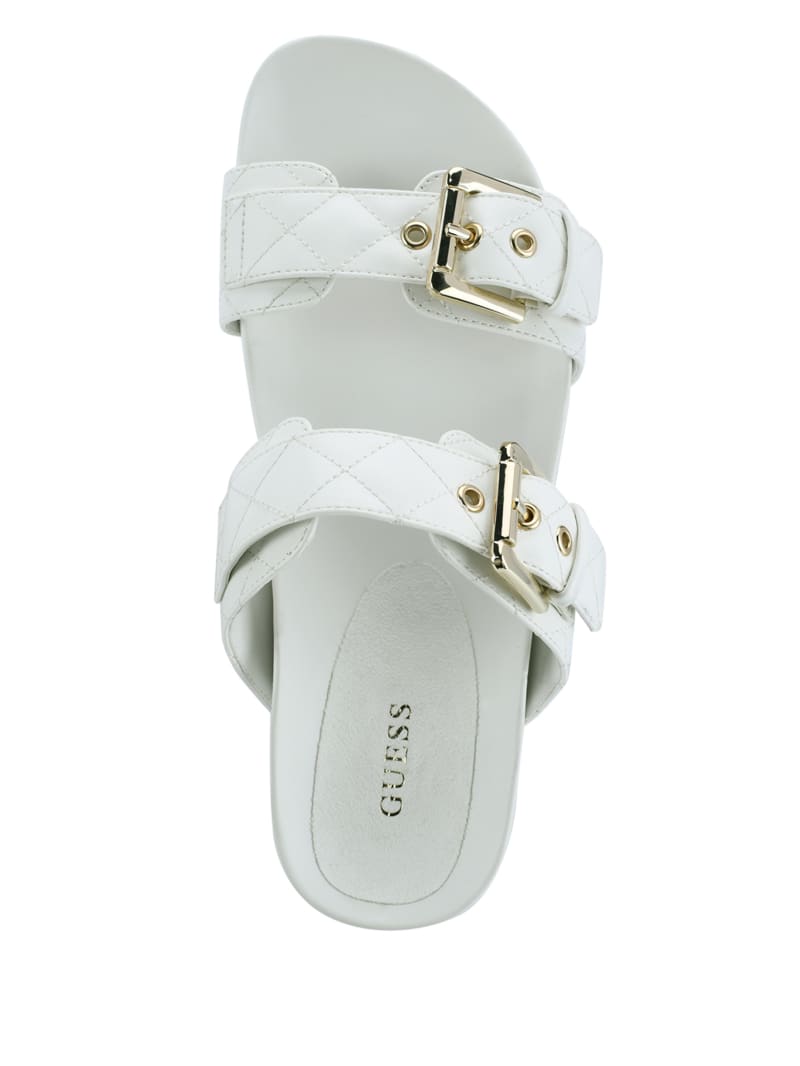 Guess white sandals new arrivals
