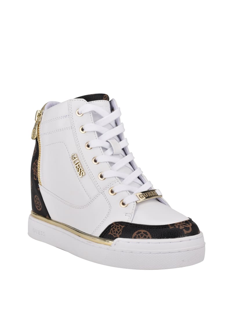 Guess women's sale wedge sneakers