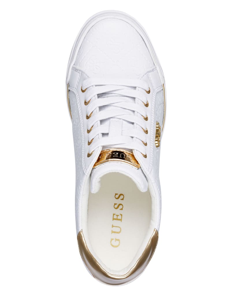 guess flowurs wedge sneakers