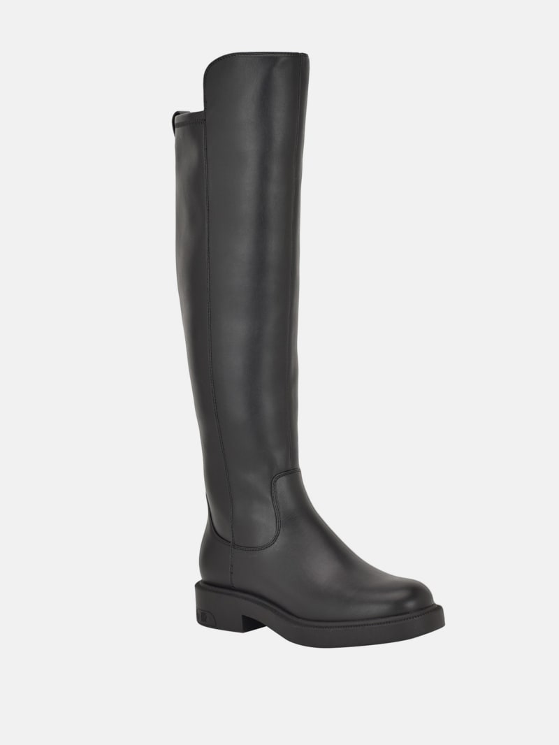 Fyza Knee-High Faux-Leather Boots · Guess