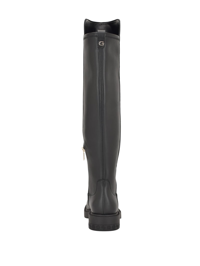 Fyza Knee-High Faux-Leather Boots