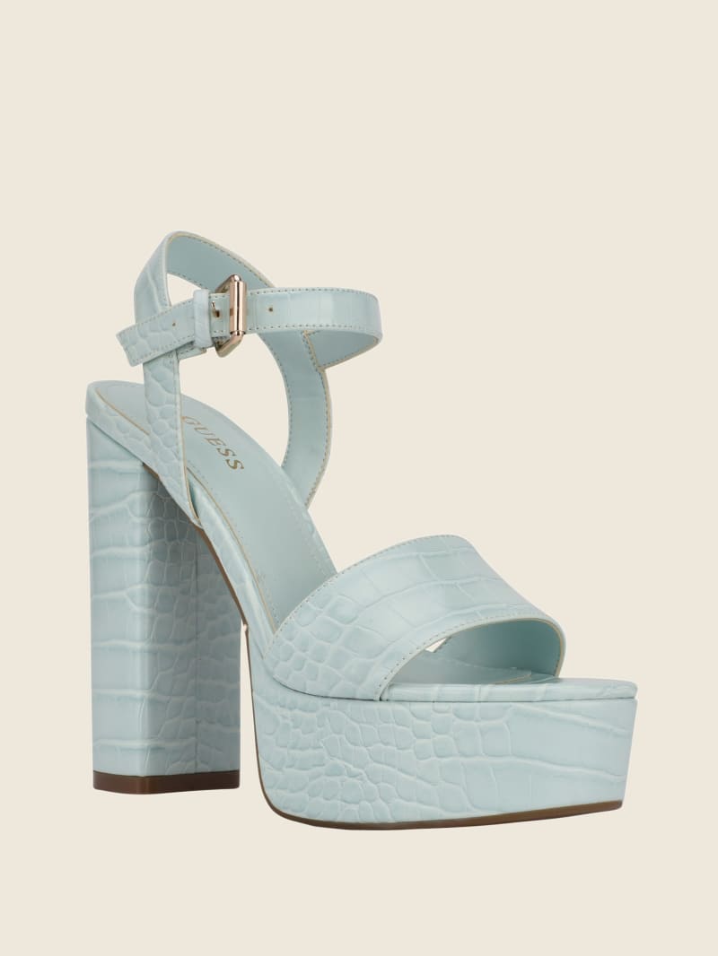 guess platform sandals
