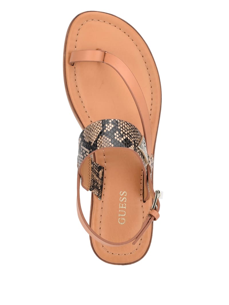 Guess Geesa Snake Toe Ring Sandals GWGEESA NAMLL