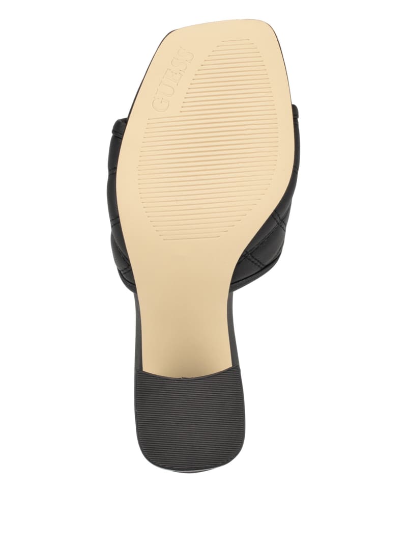 Quilted Block Metallic Heels GUESS