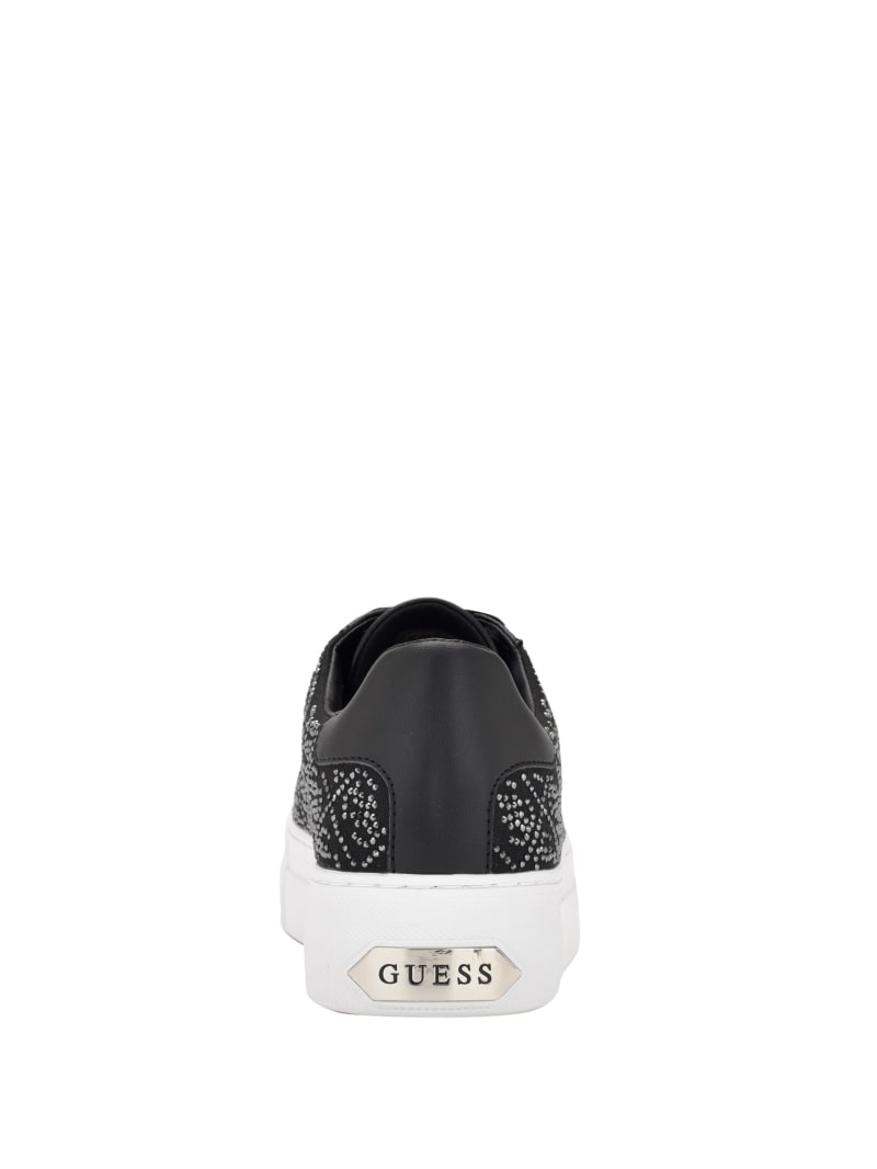 Guess Basket Dealy Effet Lame Beige