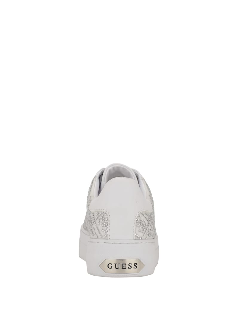 Gelsen Rhinestone Logo Low-Top Sneakers | GUESS