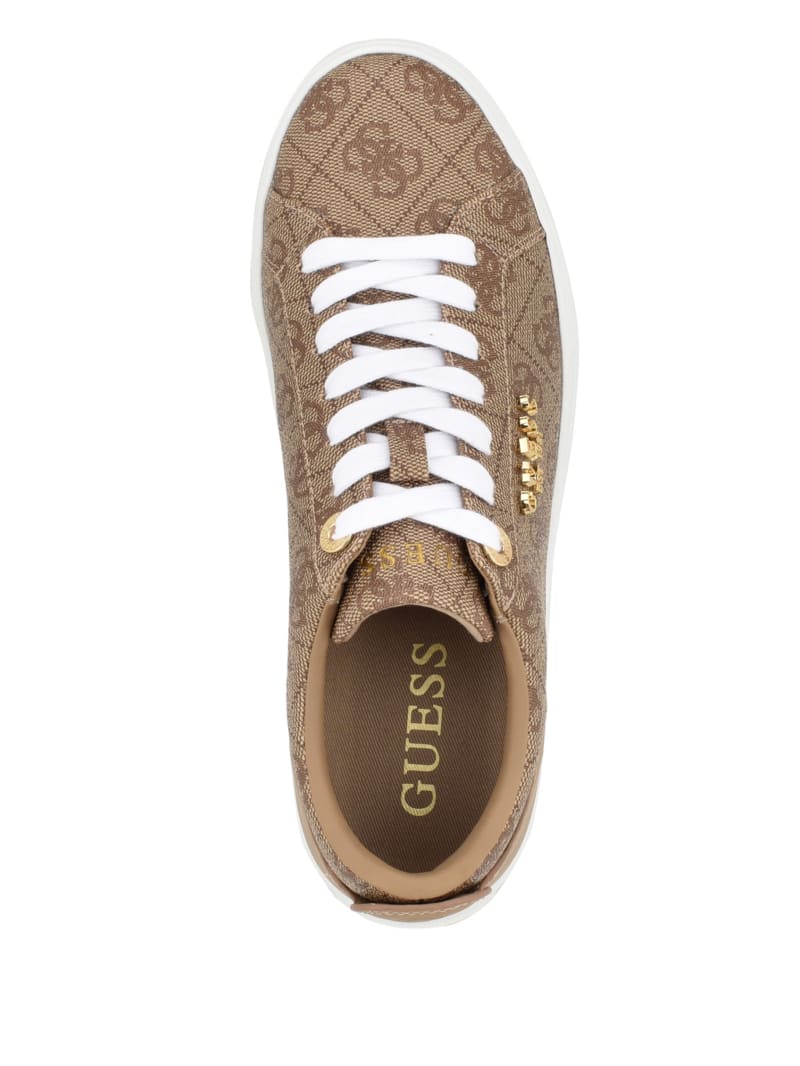 Logo Print Low Top Sneakers GUESS