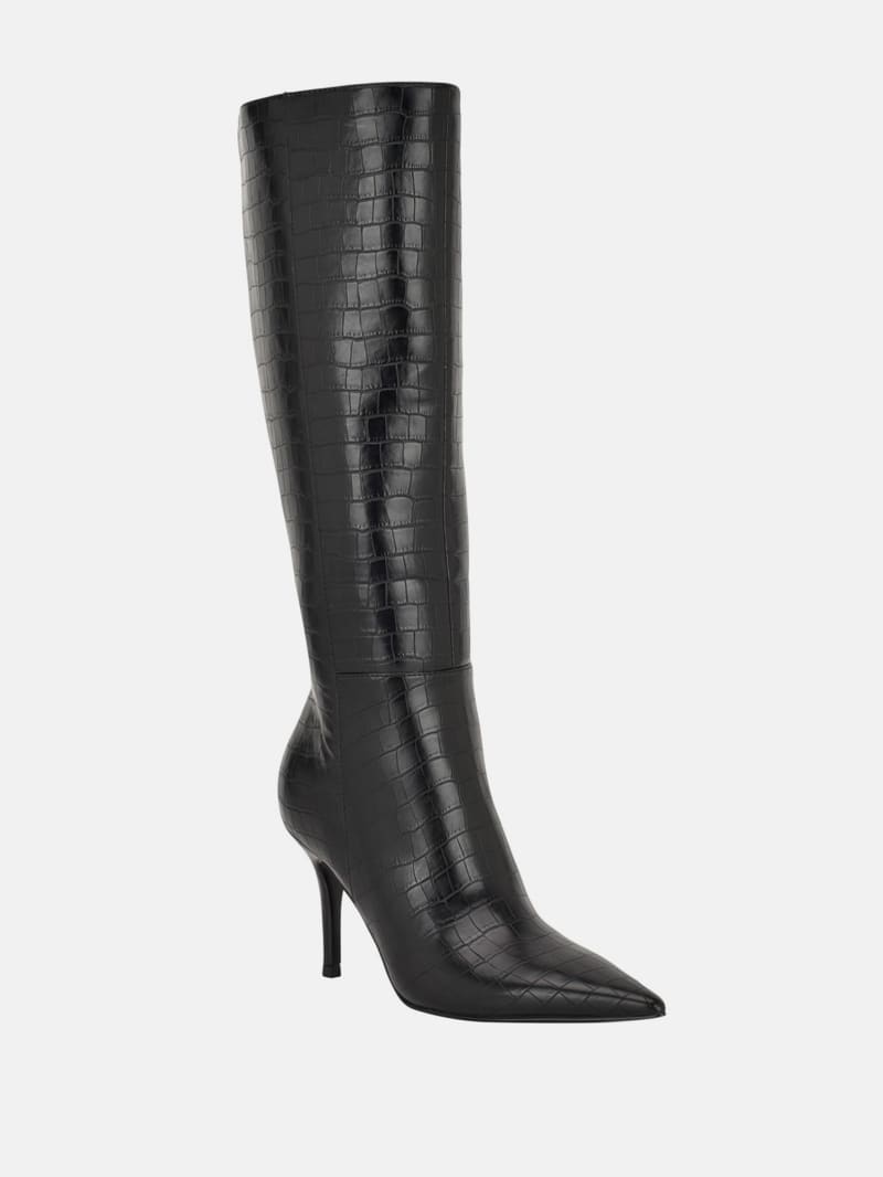 GUESS® Gressa Knee-High Faux-Leather Boots