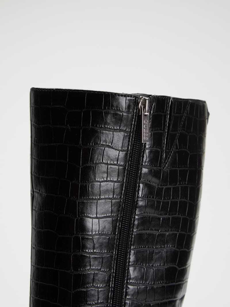 Gressa Knee-High Faux-Leather Boots