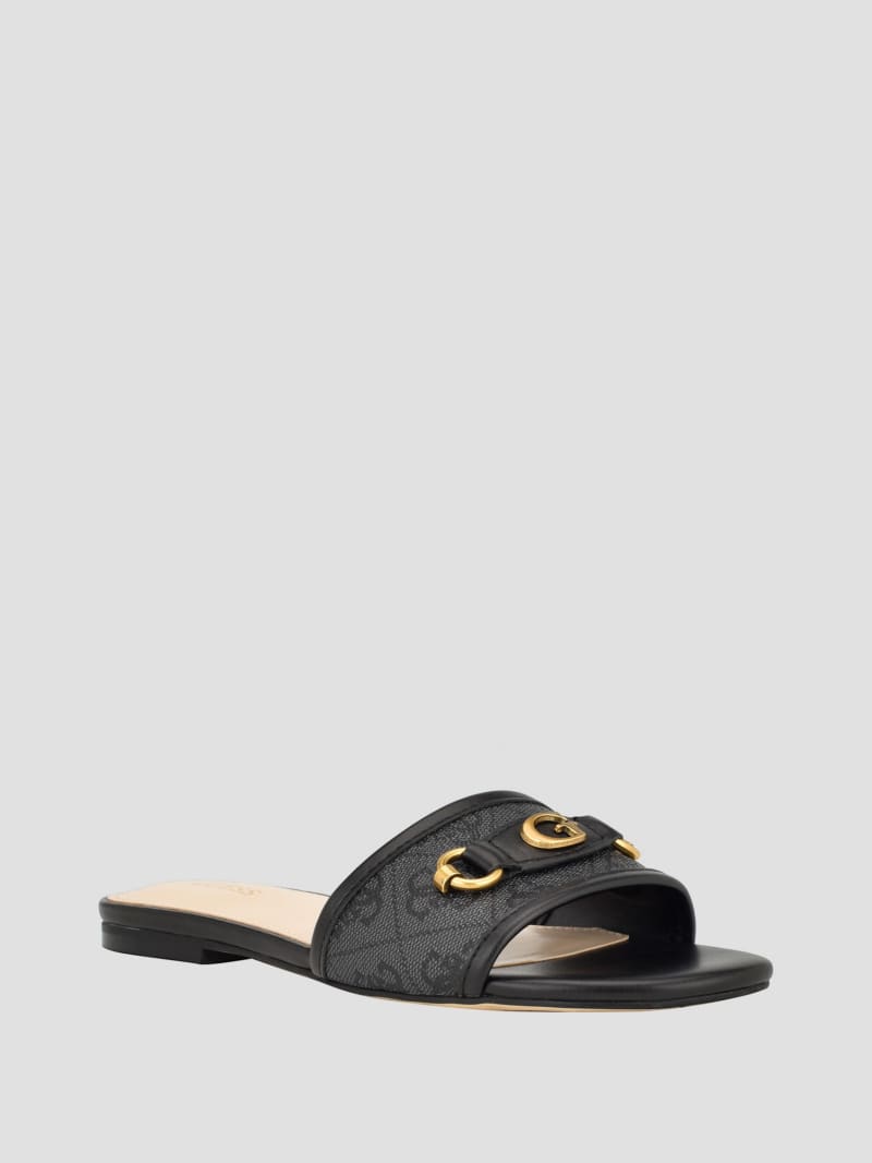 Hammi Logo Slide Sandals | GUESS