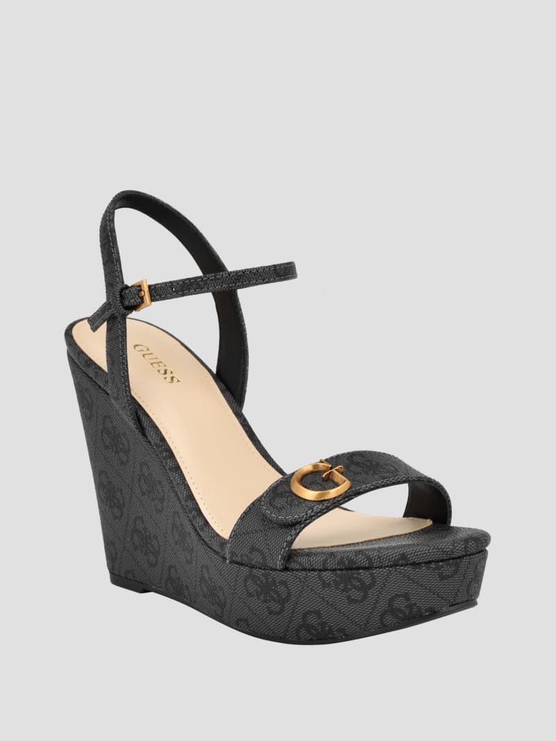 Iconic slingback wedges cheap