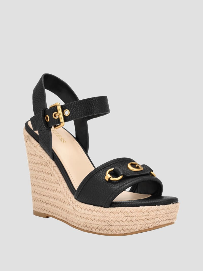Wedge guess sandals clearance