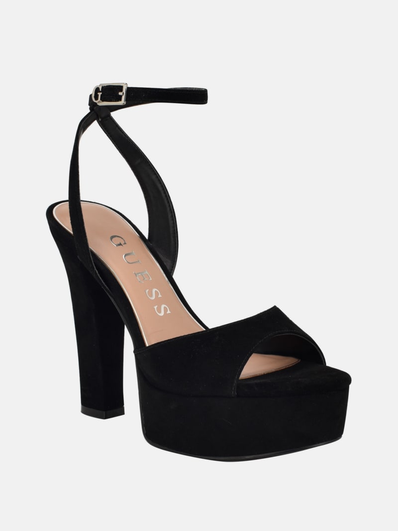Hitten Suede Platform Dress Sandals