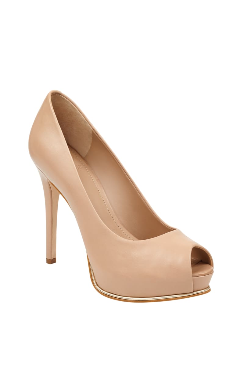 systematisk midnat vin Honora Peep-Toe Platform Pumps | GUESS