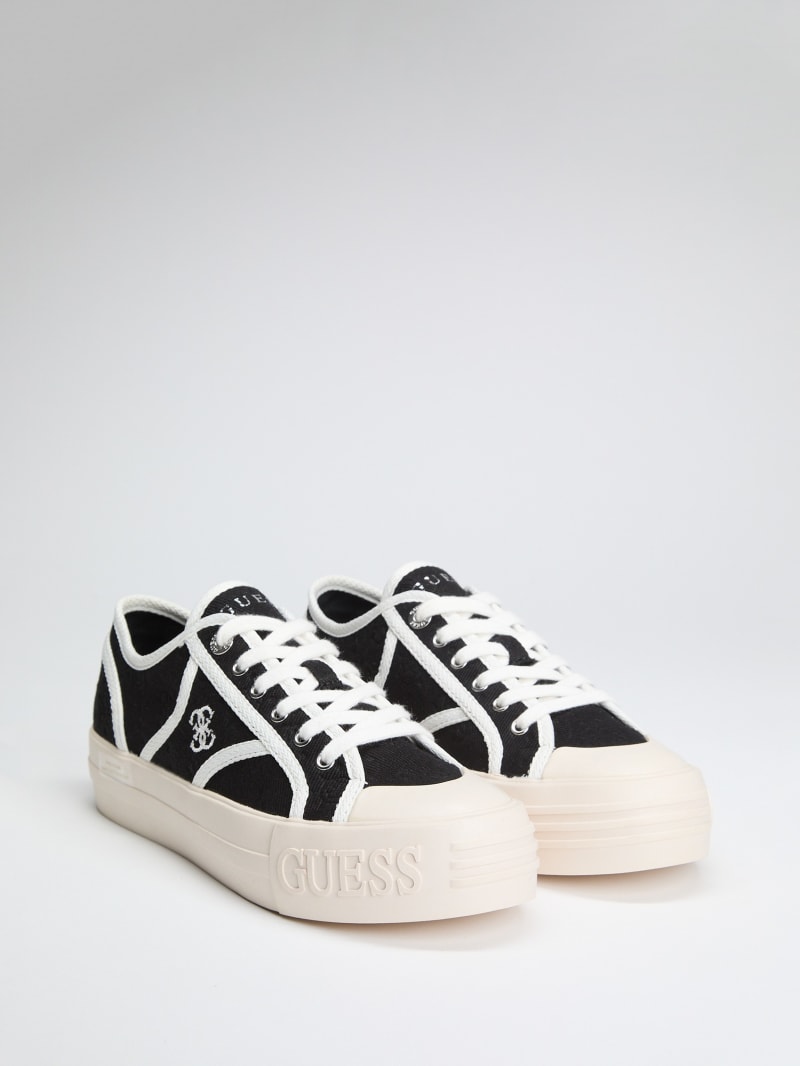 issaページ GUESS® Issah logo sneaker