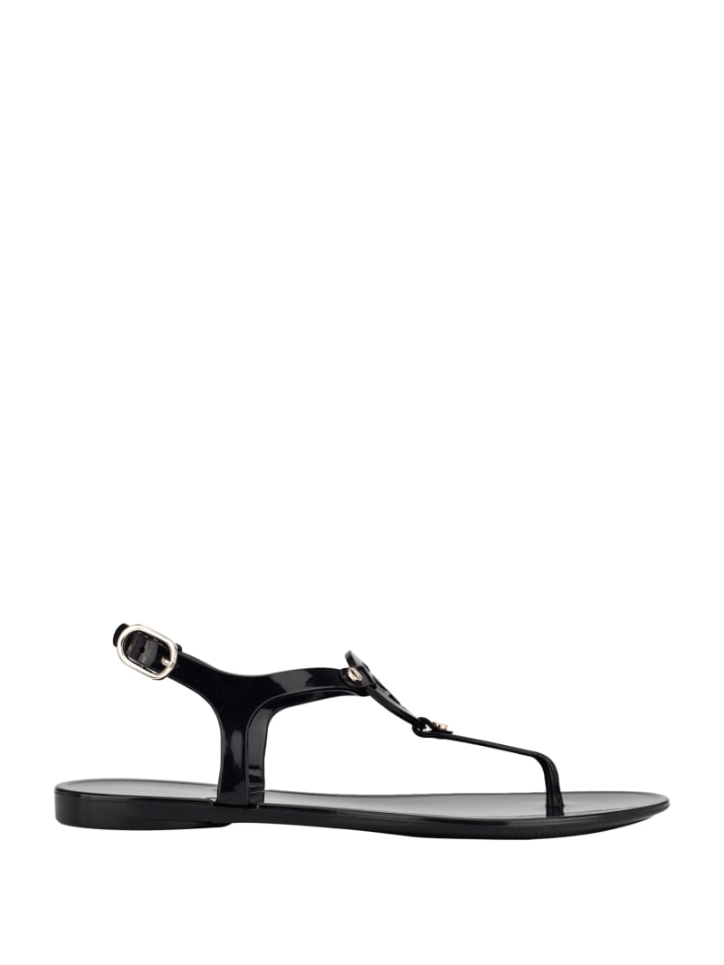 Guess Janica Jelly T-Strap Sandal. 2