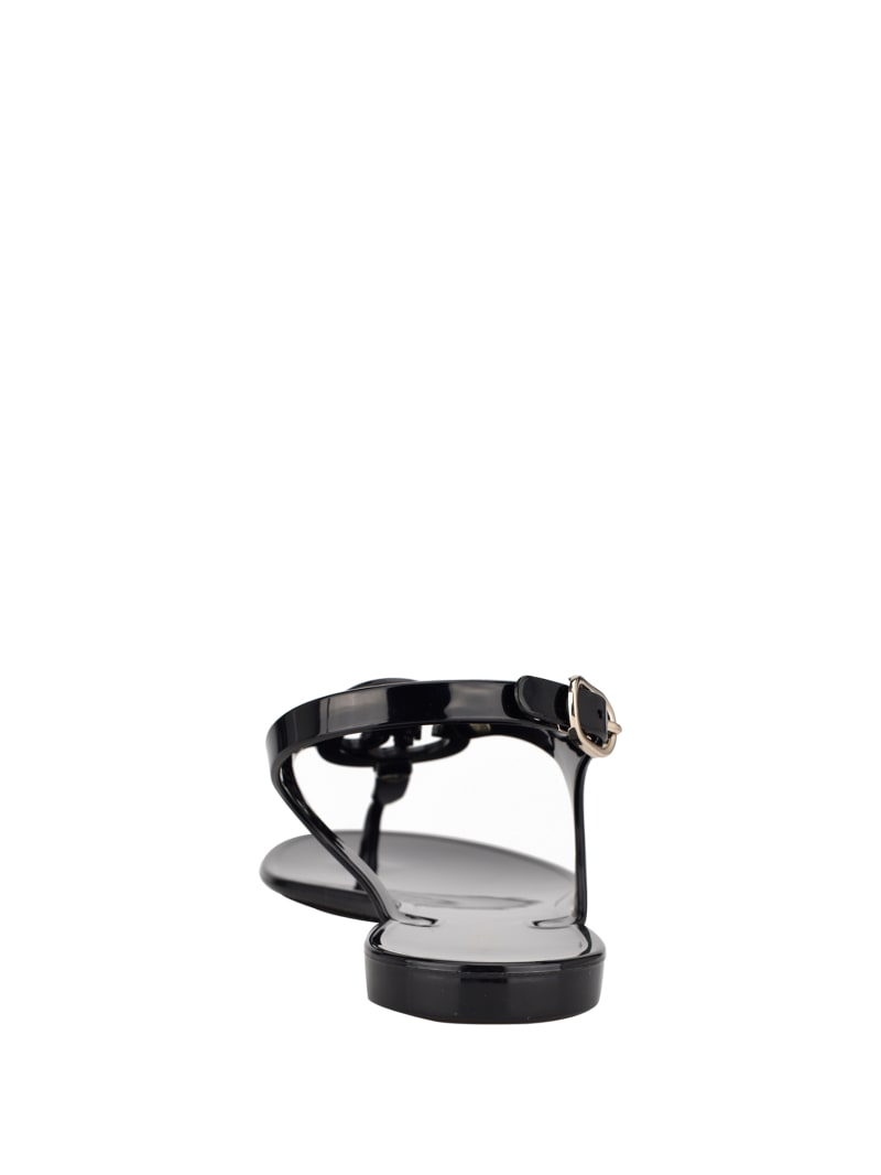 Guess Janica Jelly T-Strap Sandal. 3