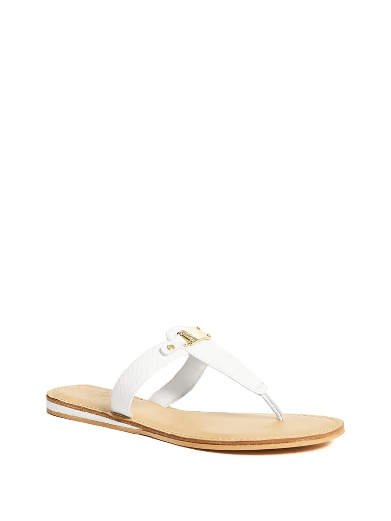guess t strap sandals