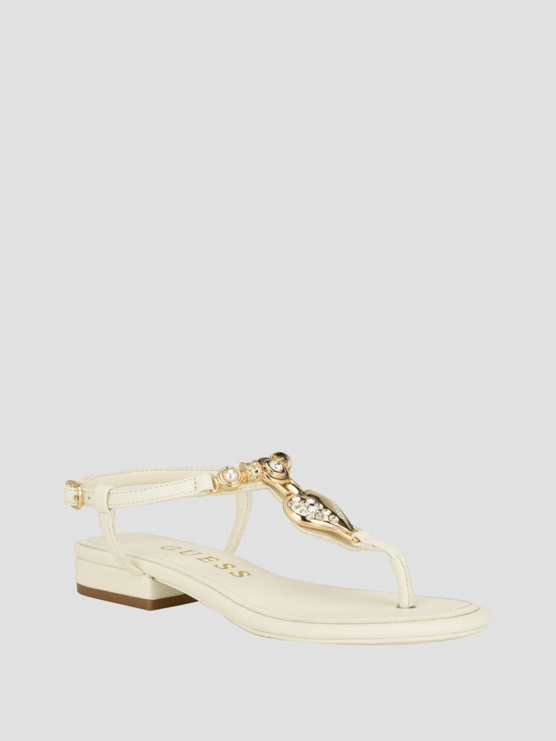Guess t strap sandals on sale