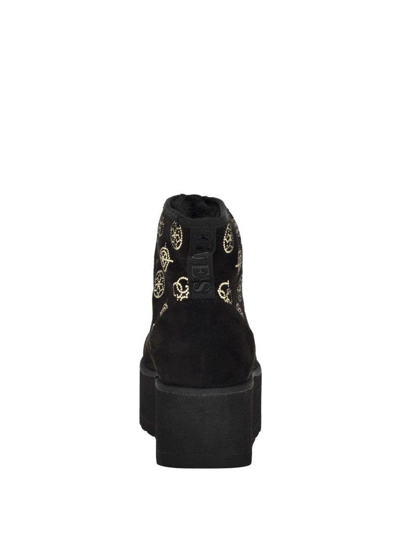 Jilla Platform Faux Suede Booties