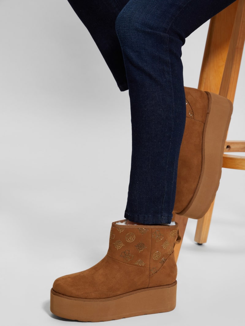 Guess suede booties sales