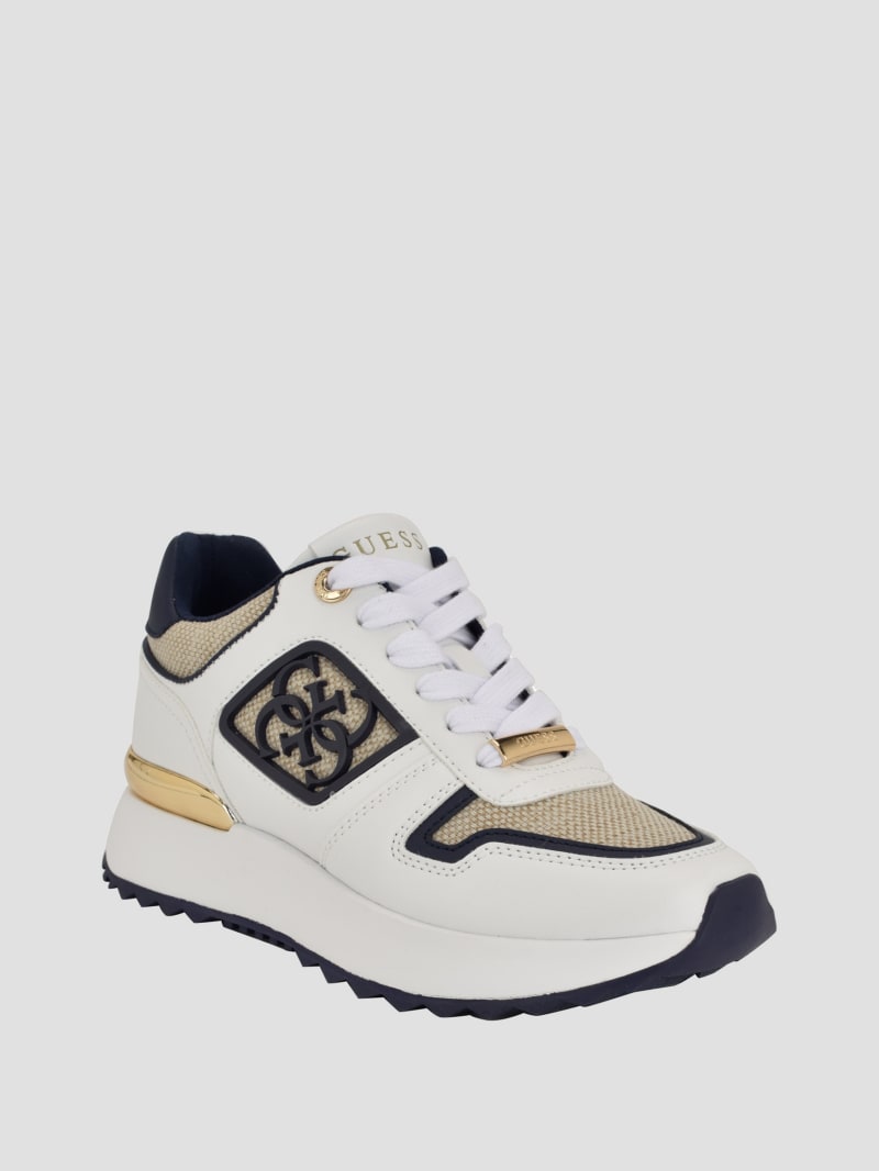 【GUESS ゲス】Koyaa レディーススニーカー GUESS Women's Koyaa Quattro G Logo Retro Jogger Sneakers