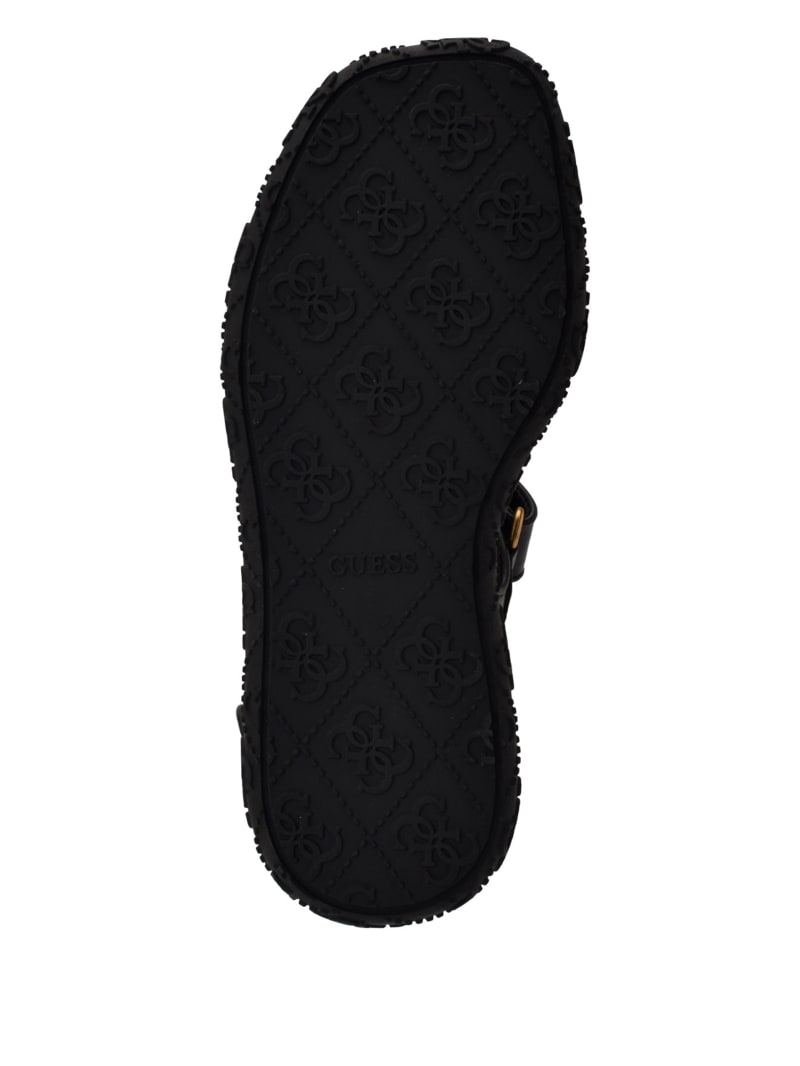 Lanara Strapped Sandal by GUESS - Stylish Faux-Leather