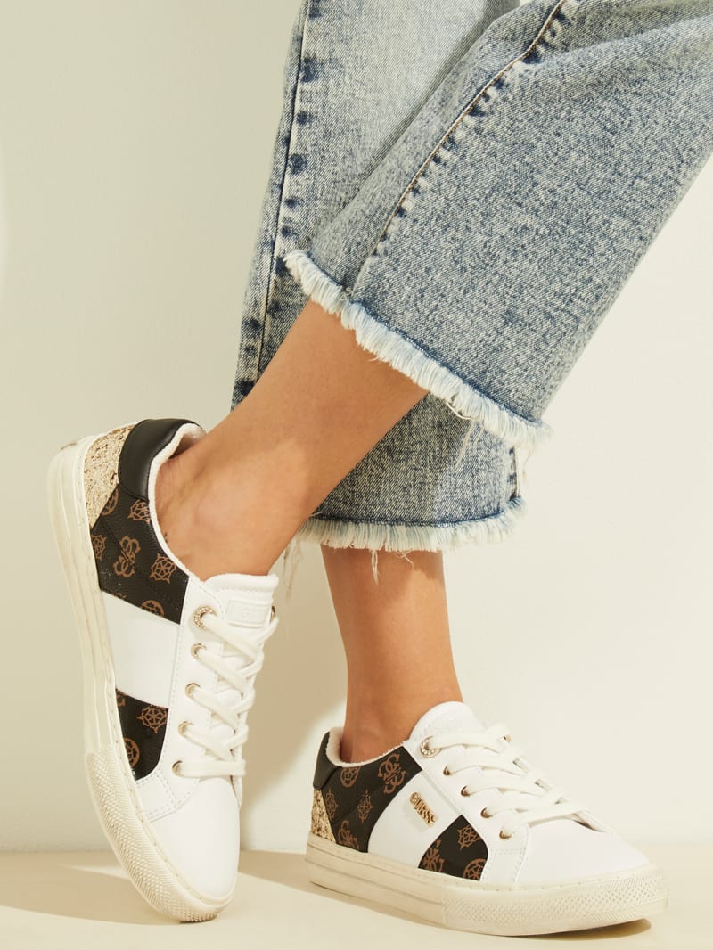 Guess logo sneakers clearance