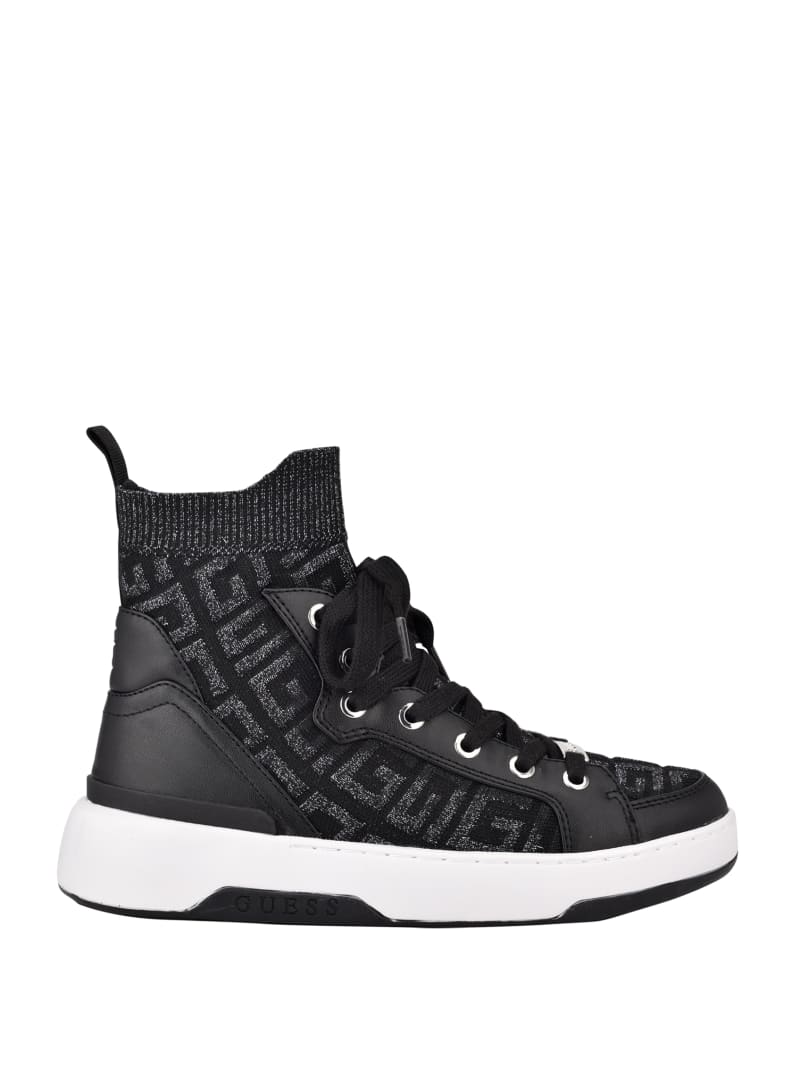 guess black high tops