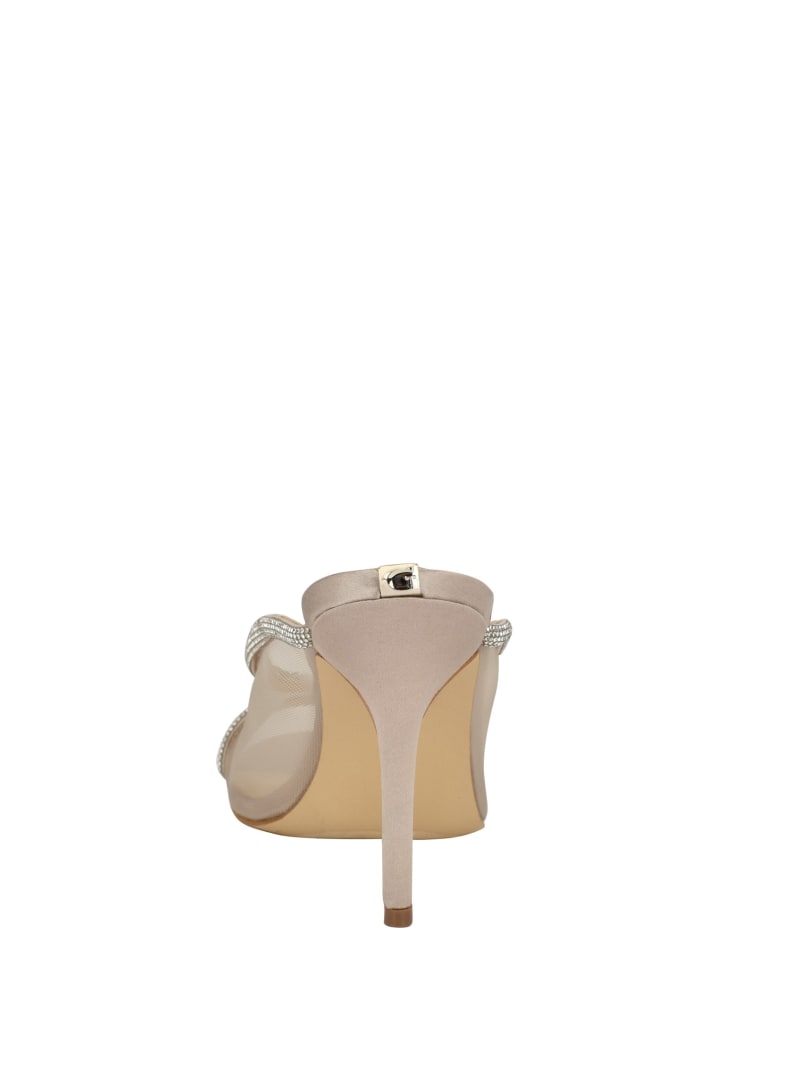 Mansa Rhinestone Mesh Heels | GUESS Canada