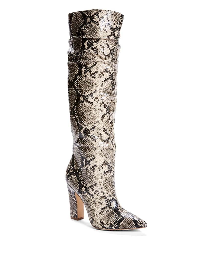guess snakeskin boots