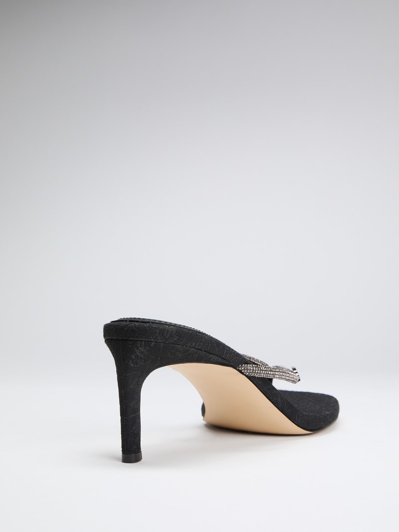 Escarpins Guess à Lanières - Talons Hauts - Noir - Taille 7 US Femme - Occasion En Bon État