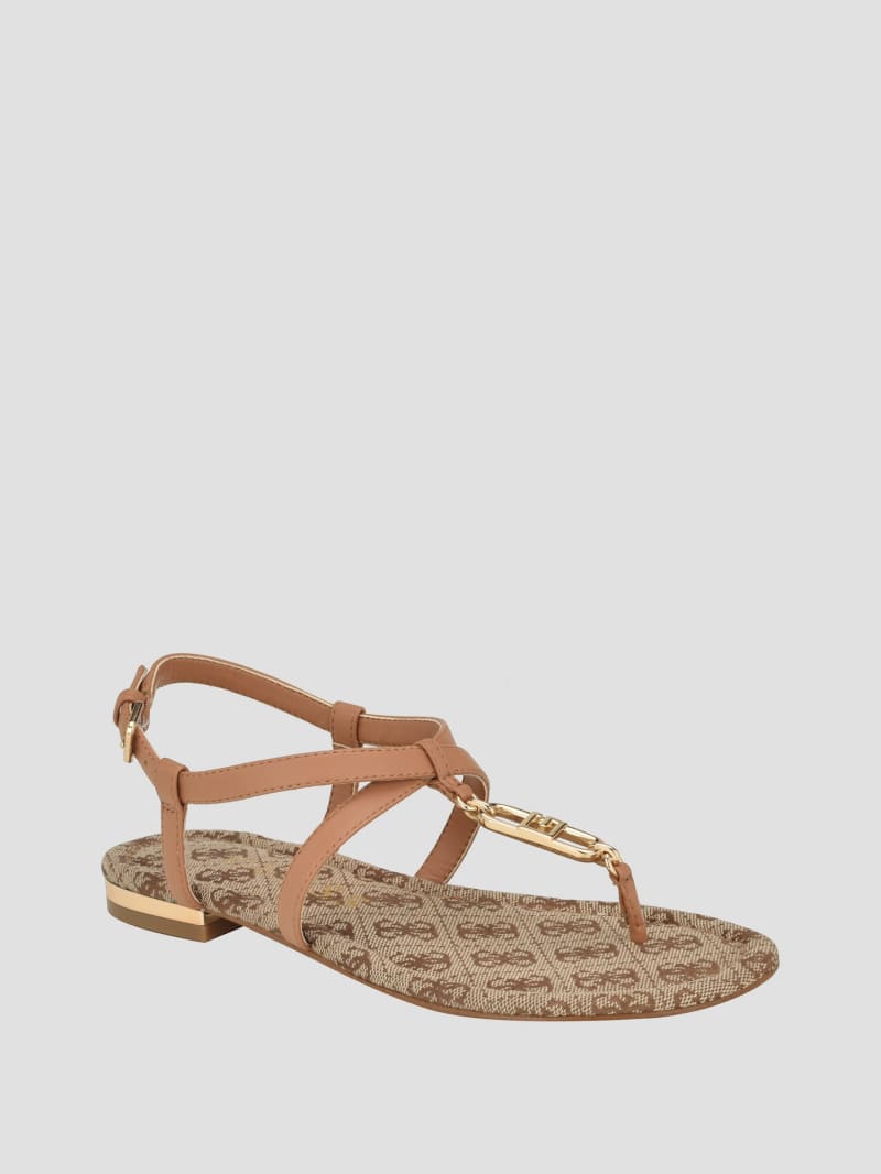 Meaa Chain T Strap Sandals