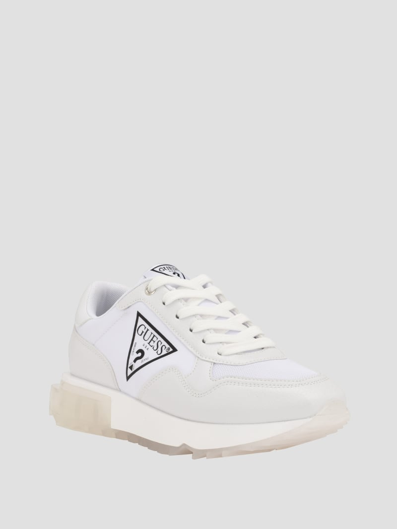 Melany Side Logo Sneakers | GUESS Canada