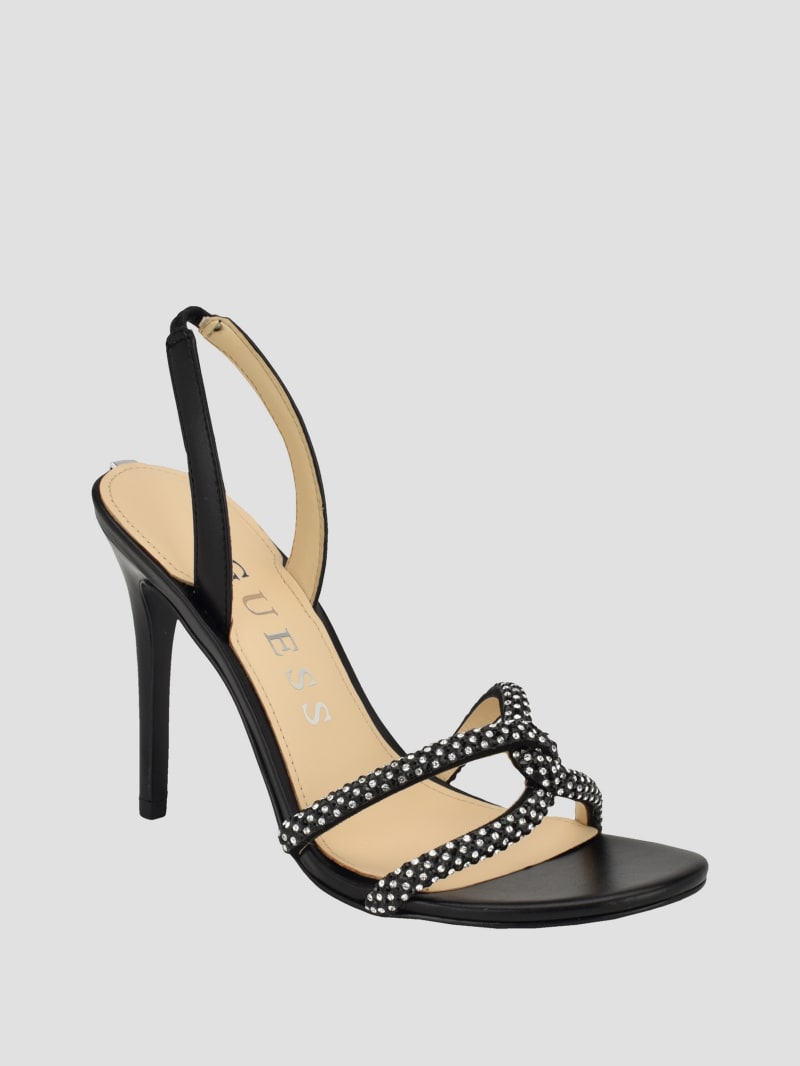 Chaussures Guess Talons Plateforme Bout Ouvert - Taille US 6, Occasion