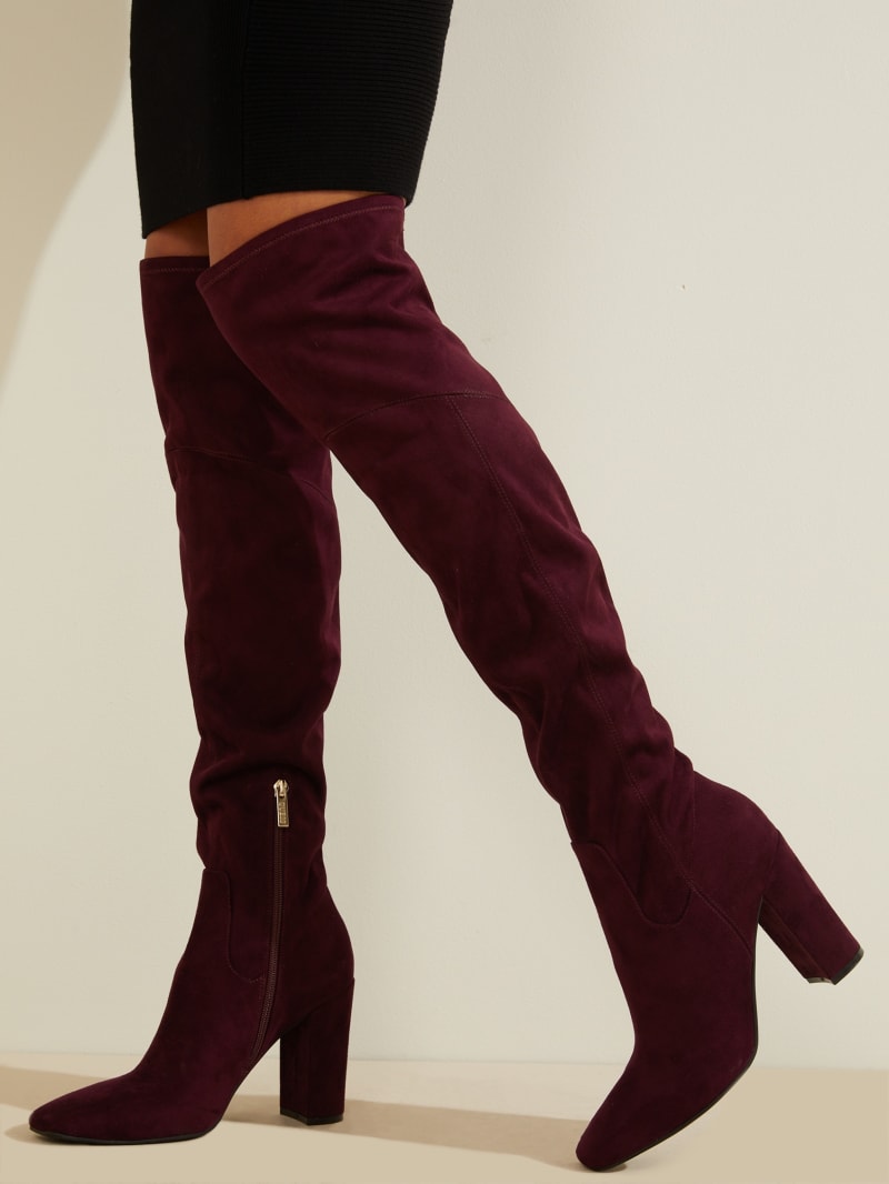 Guess over the knee boots suede