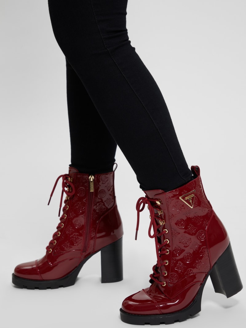 Guess boots red hotsell