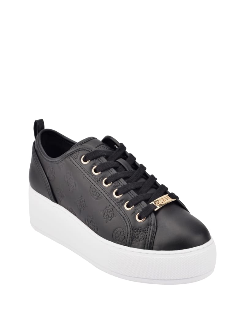 Guess Neeka Platform Logo Sneakers. 1